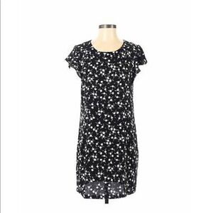 Adrienne Vittadini Black floral printed dress